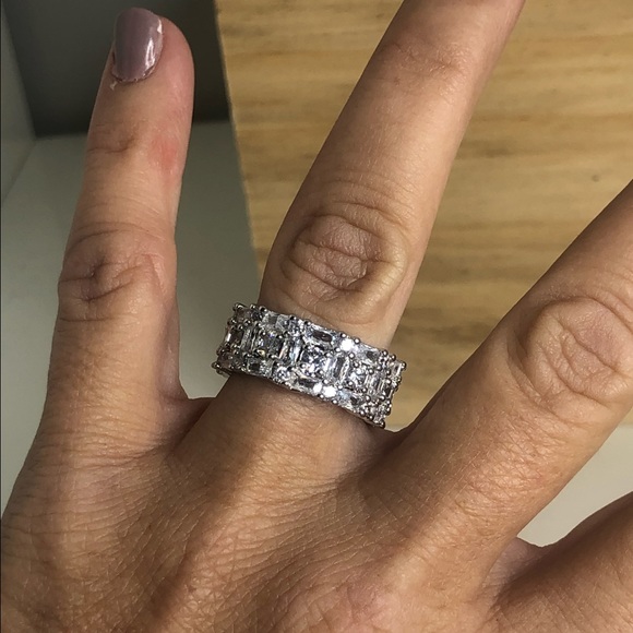 Jewelry - 4ct multi stone extra wide eternity band